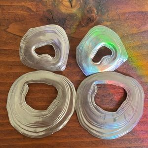 Silver Leigh Miller earrings.